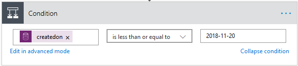 Extended conditions when re-opening